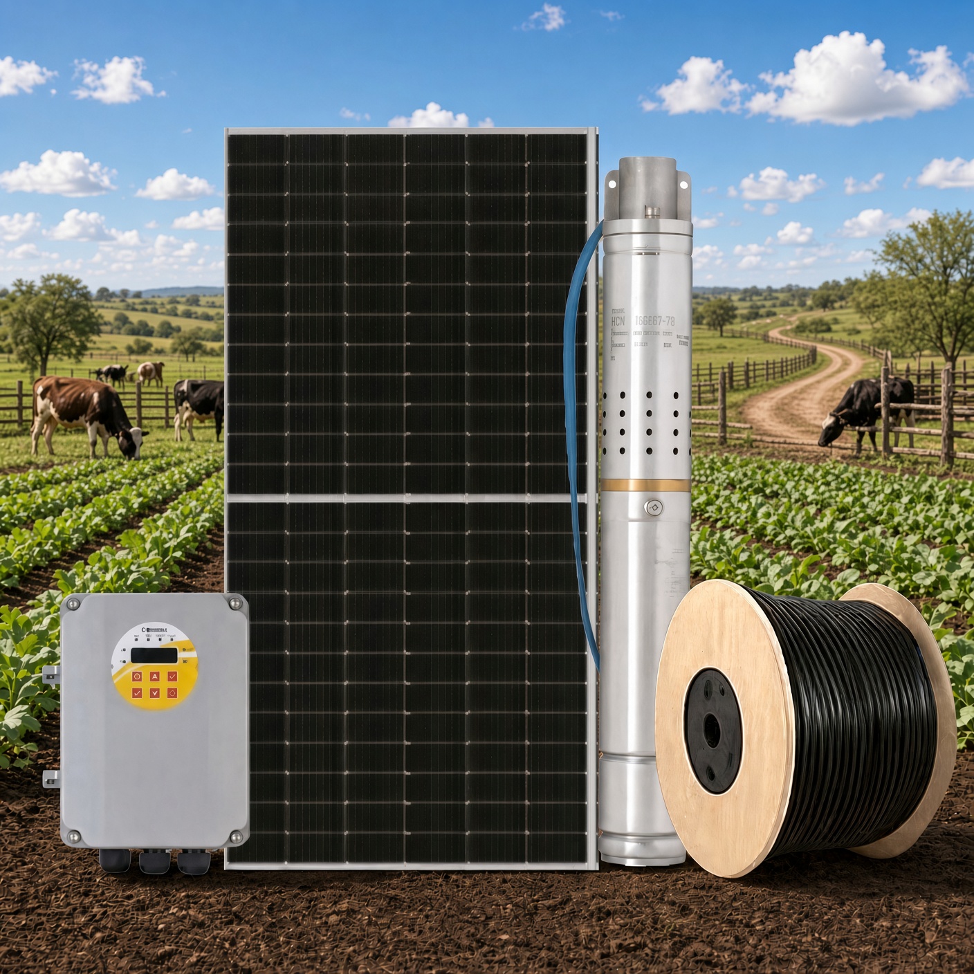 Kit de Bombeo Solar para Rancho