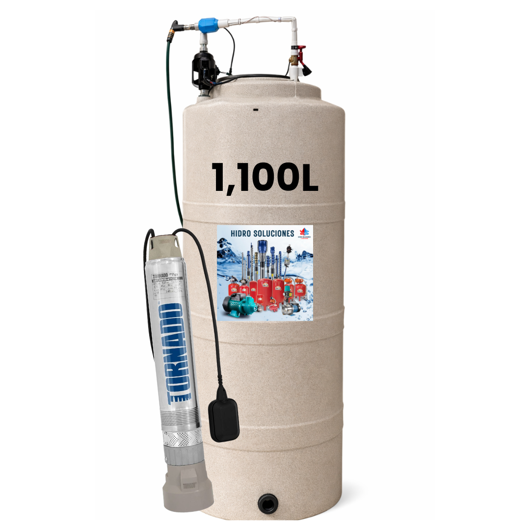 Cisterna Inteligente QUITAPÓN PAPÁ 1,100L
