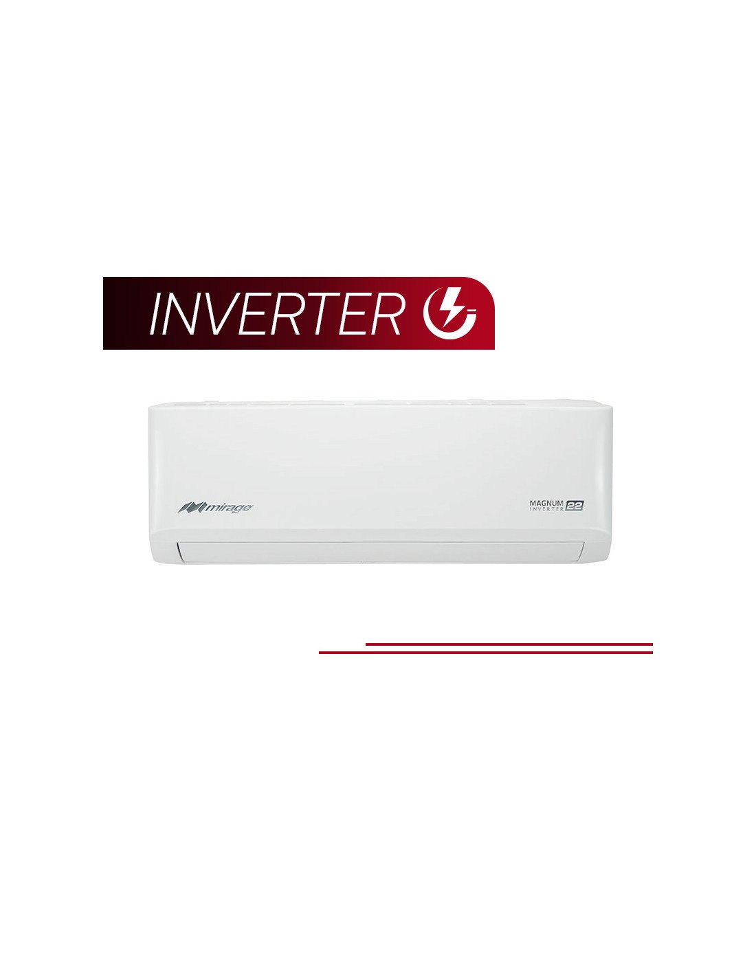 Minisplit Mirage Magnum 22 Inverter