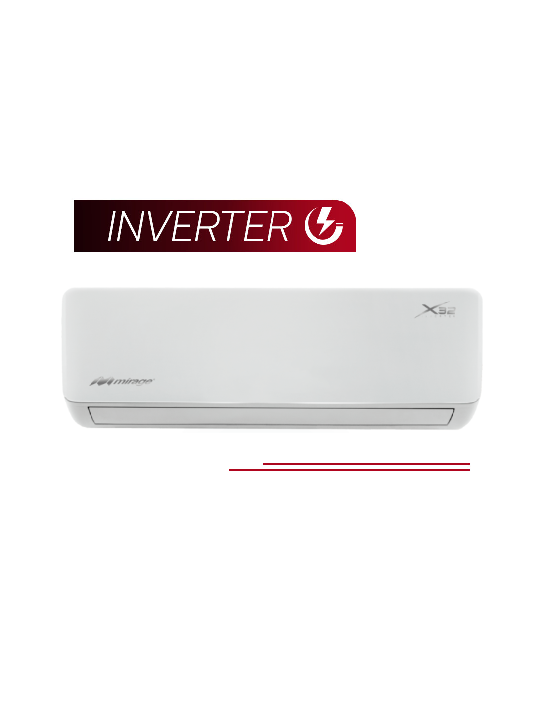 Minisplit Mirage X32 Inverter