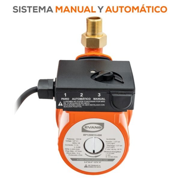 Hidro Soluciones Bomba Evans 16 HP Presurizadora BP120W15-090